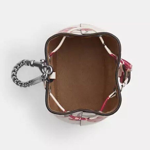 COACH Cherry Drawstring Wristlet - NWT - Picture 3 of 6